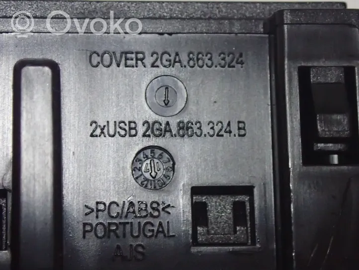 Volkswagen T-Roc USB jungtis 2GA863324B