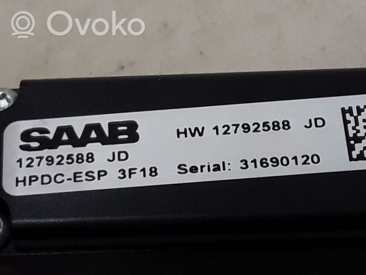 Saab 9-3 Ver2 Bouton interrupteur programme de stabilité ESP 12792588JD