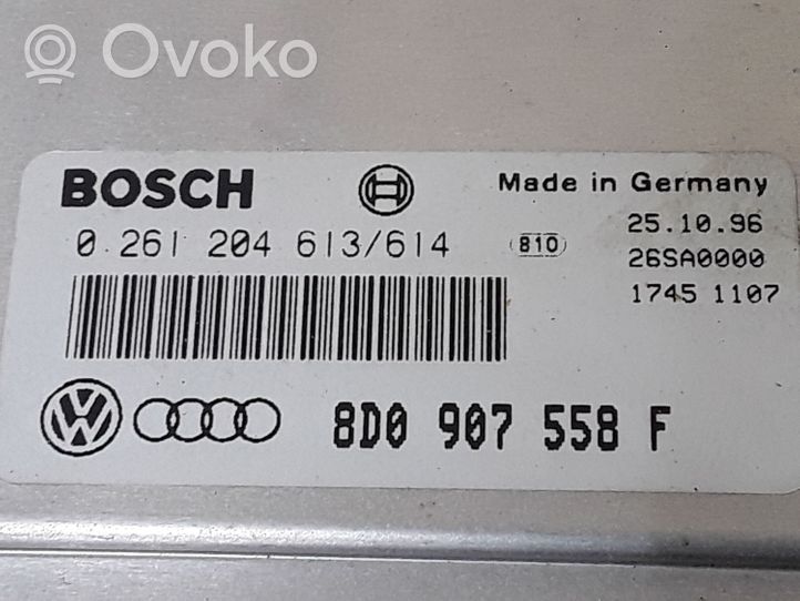 Volkswagen PASSAT B5 Centralina/modulo del motore 8D0907558F