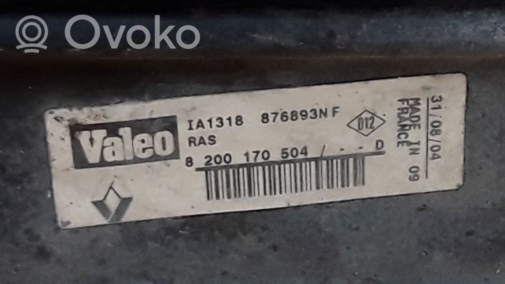 Renault Modus Chłodnica powietrza doładowującego / Intercooler 8200170504