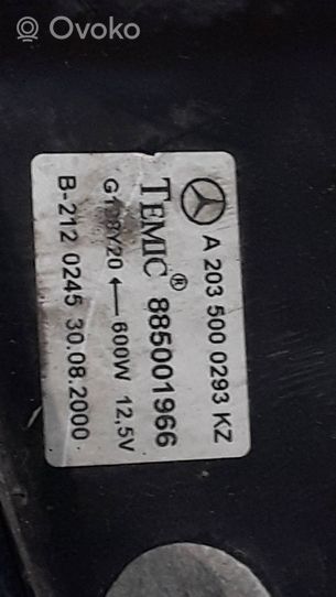 Mercedes-Benz C W203 Set ventola A2035000293