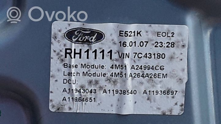 Ford Focus Aizmugurējās durvis 