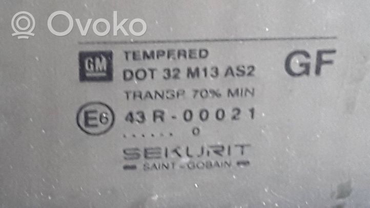 Opel Astra G Takasivuikkuna/-lasi DOT32M13AS2