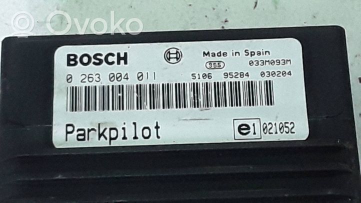 Opel Zafira A Pysäköintitutkan (PCD) ohjainlaite/moduuli 0263004011