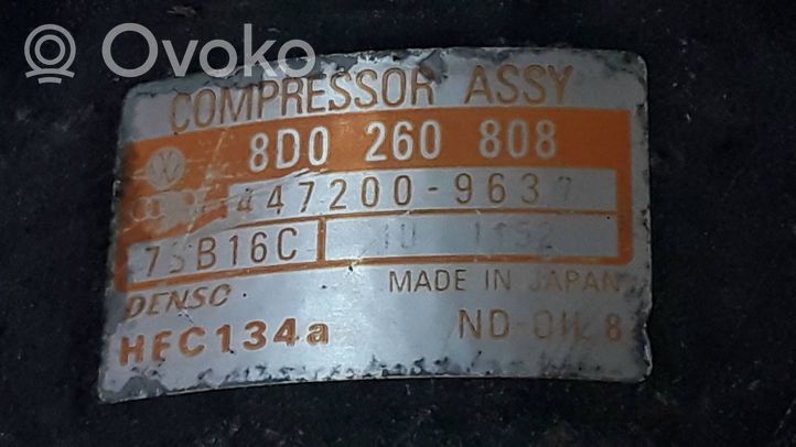 Volkswagen PASSAT B5 Ilmastointilaitteen kompressorin pumppu (A/C) 8D0260808