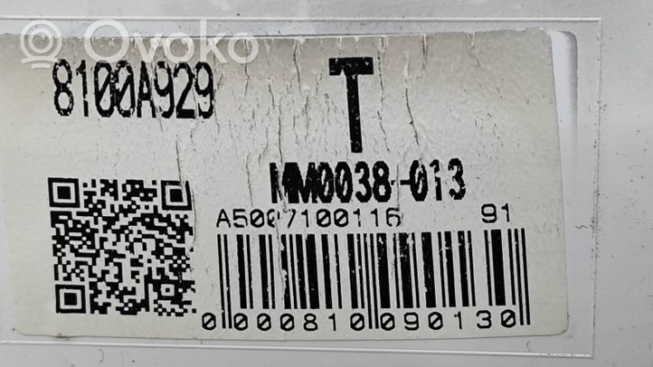 Mitsubishi Colt Tachimetro (quadro strumenti) 8100A929