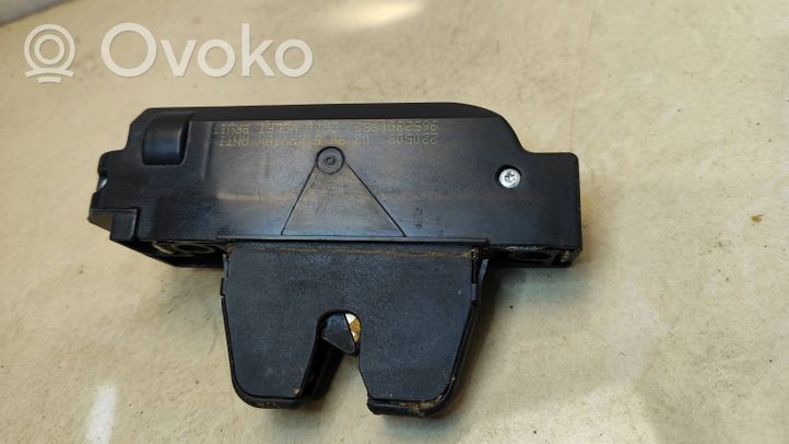 Citroen C3 Zamek tylnej klapy bagażnika 9652301980