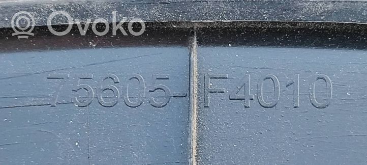 Toyota C-HR Takalokasuojan koristelista 75605F4010
