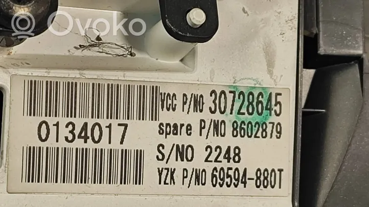 Volvo S40 Tachimetro (quadro strumenti) 30728645