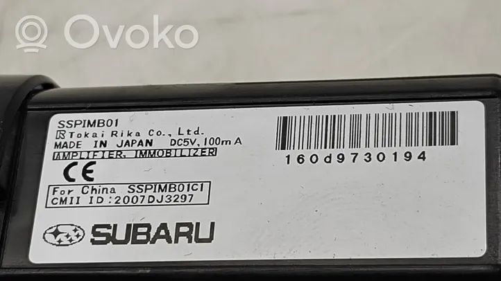 Subaru Outback Bouton poussoir de démarrage du moteur 2007DJ3297