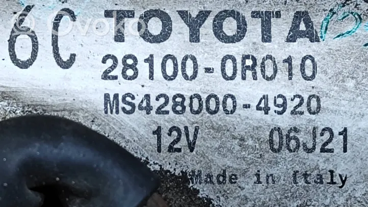 Toyota Avensis T250 Käynnistysmoottori 281000R010