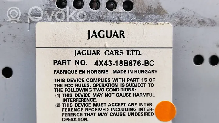 Jaguar X-Type Radija/ CD/DVD grotuvas/ navigacija 1X4310E889GB