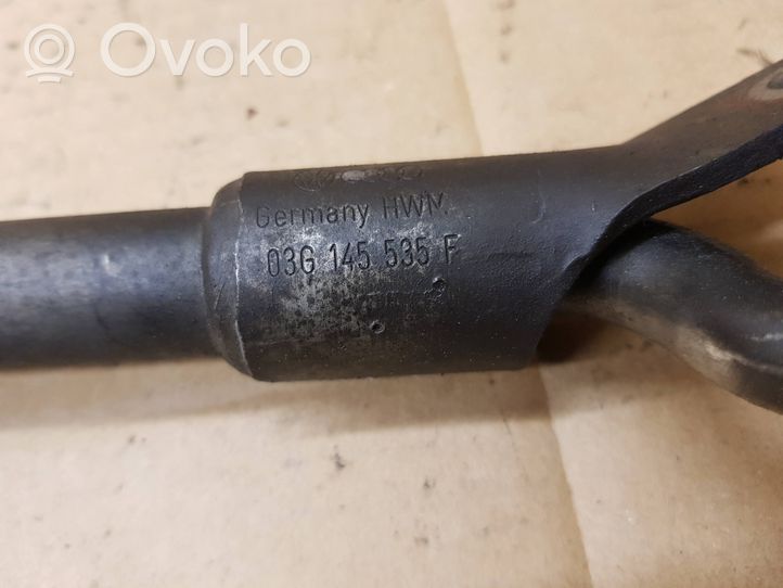 Volkswagen Eos Turbo turbocharger oiling pipe/hose 03G145535F