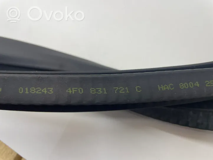 Audi A6 S6 C6 4F Front door rubber seal 4F0831721C