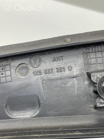 Volkswagen Jetta V Muu etuoven verhoiluelementti 1K5837381D