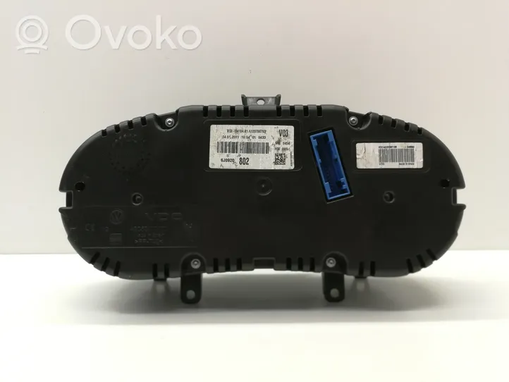 Seat Ibiza IV (6J,6P) Speedometer (instrument cluster) 6J0920802