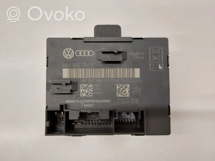 Audi A4 S4 B8 8K Centralina/modulo portiere 8K0959794A