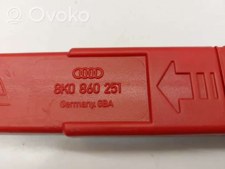 Volkswagen Golf VII Emergency warning sign 8K0860251