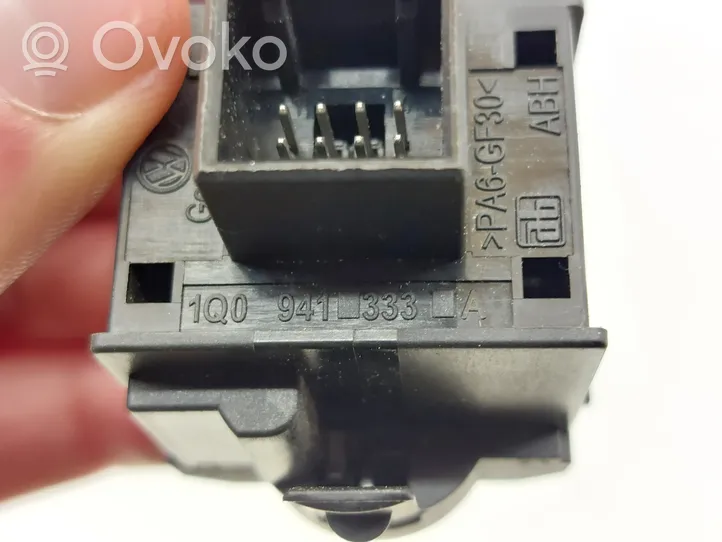 Volkswagen Eos Przycisk / Pokrętło regulacji świateł 1Q0941333A