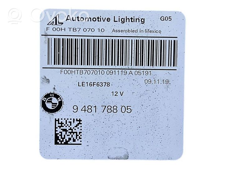 BMW X5 G05 Lampa przednia 9481788