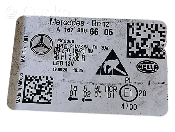 Mercedes-Benz GLE W167 Etu-/Ajovalo A1679066606