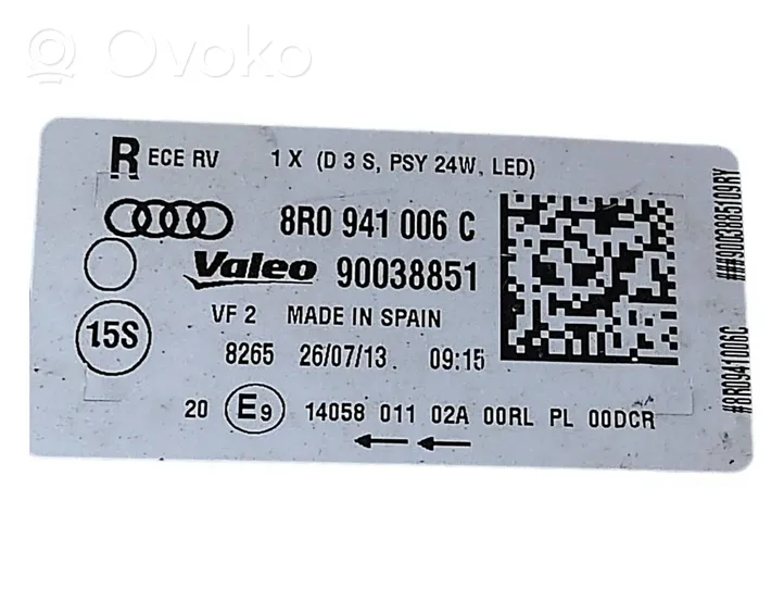 Audi Q5 SQ5 Faro/fanale 8R0941006C