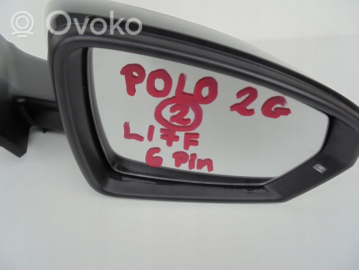 Volkswagen Polo VI AW Elektryczne lusterko boczne drzwi przednich 