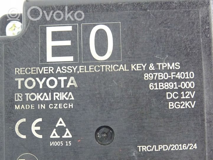 Toyota C-HR Kiti valdymo blokai/ moduliai 897B0F4010