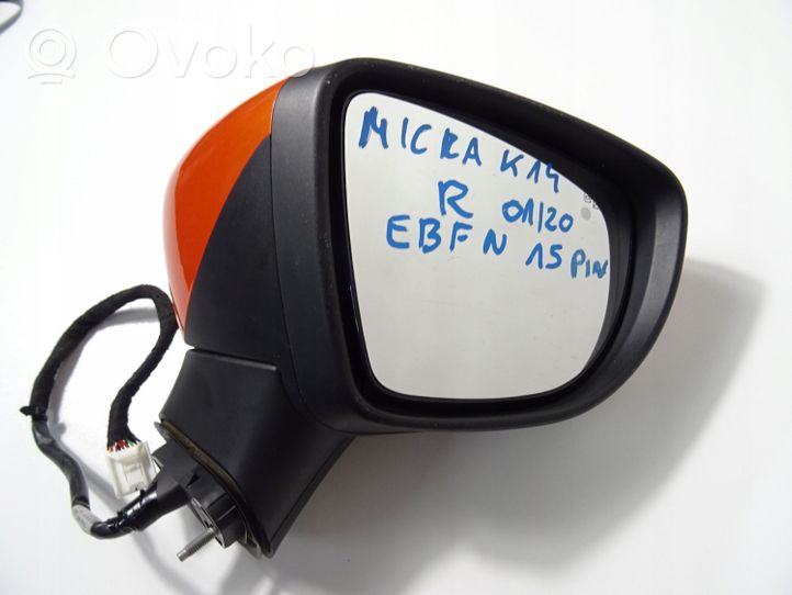 Nissan Micra K14 Front door electric wing mirror 