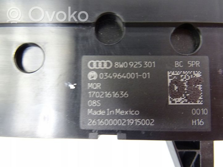 Audi A4 S4 B9 Kit interrupteurs 8W0925301BC