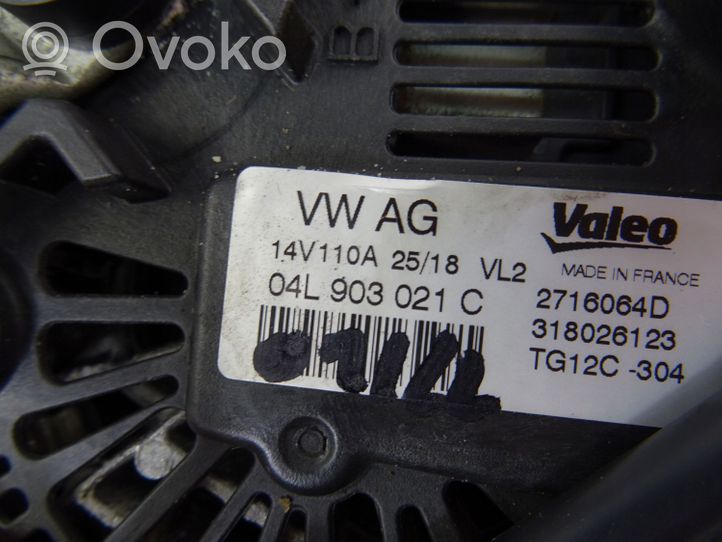 Audi A3 S3 8V Alternator 04L903021C