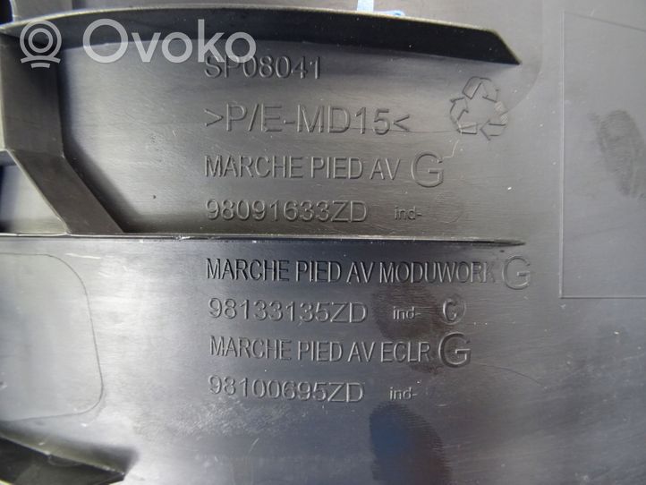 Toyota Proace Copertura del rivestimento del sottoporta anteriore 98091633ZD