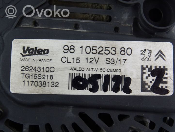 Toyota Proace Generatore/alternatore 9810525380