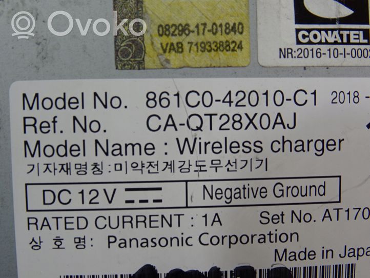 Toyota RAV 4 (XA50) Module de charge sans fil 861C042010C1