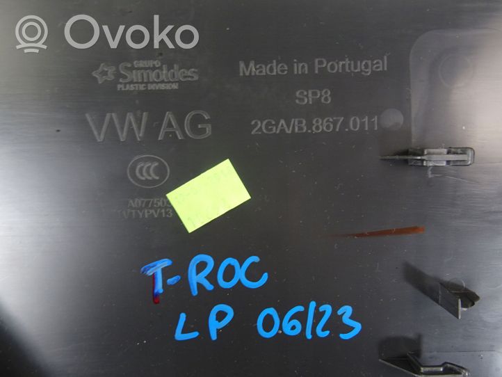 Volkswagen T-Roc Boczki / Poszycie drzwi przednich 2GA867011