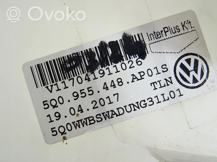 Audi A3 S3 8V Zbiornik płynu do spryskiwaczy szyby przedniej / czołowej 5Q0955448AP