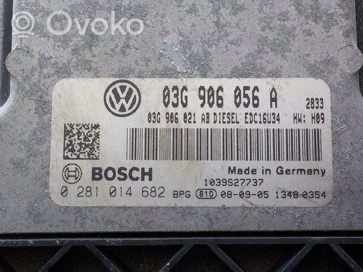 Volkswagen Touran I Блок управления двигателя 03G906056A