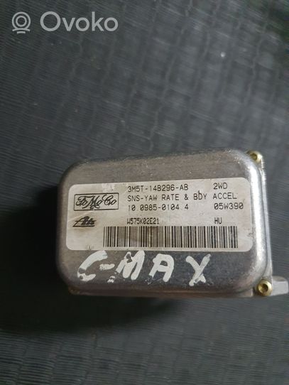 Ford Focus C-MAX Czujnik przyspieszenia ESP 3M5T14B296AB