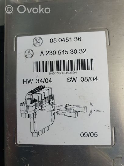 Mercedes-Benz SL R230 Module confort A2305453032