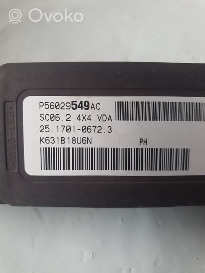 Chrysler 300C ESP acceleration yaw rate sensor P56029549AC