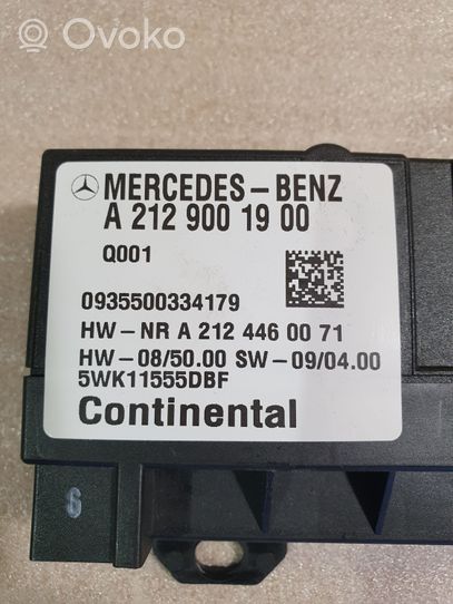 Mercedes-Benz GL X164 Centralina/modulo pompa dell’impianto di iniezione A2129001900