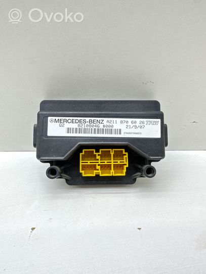 Mercedes-Benz ML W164 Seat control module A2118706026