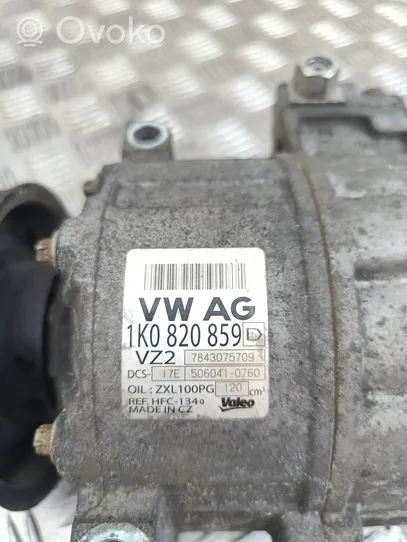 Volkswagen Golf V Kompresor / Sprężarka klimatyzacji A/C 1K0820859