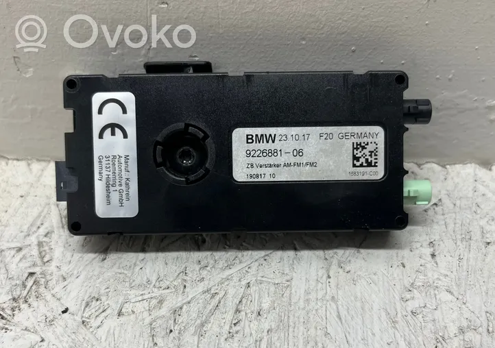 BMW 1 F20 F21 Filtro per antenna 9226881