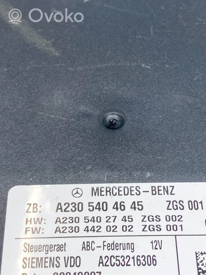 Mercedes-Benz SL R230 Muut laitteet 2305404645