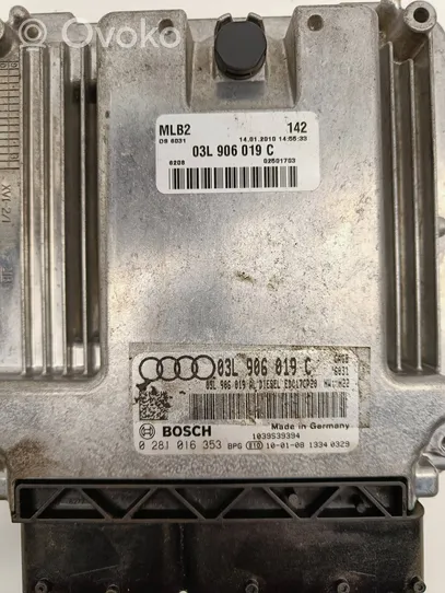 Audi A4 S4 B8 8K Unidad de control/módulo del motor 03L906019AL