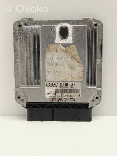 Audi A4 S4 B6 8E 8H Calculateur moteur ECU 8E0910115K