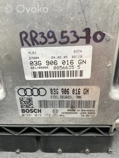 Audi A4 S4 B7 8E 8H Sterownik / Moduł ECU 03G906016GN