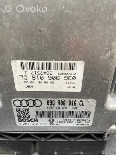 Audi A6 S6 C6 4F Calculateur moteur ECU 03G906016CL