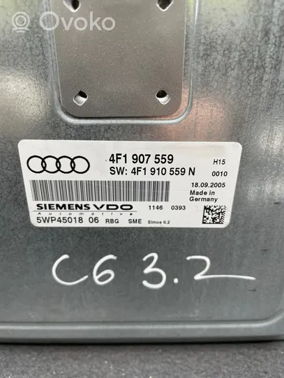Audi A6 S6 C6 4F Moottorin ohjainlaite/moduuli 4F1907559